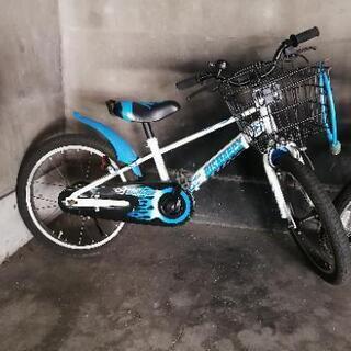 ★取引中★子供 自転車 18インチ (未使用別途補助輪あり)