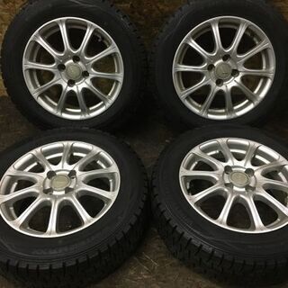 15インチ　スタッドレス　バリ山　4穴 Exceeder バリ山 スタッドレス 185/60R15 15×6J+43