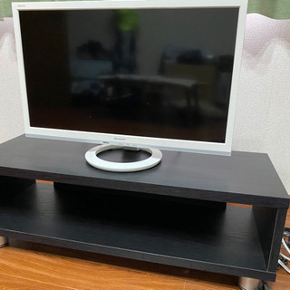 テレビ&テレビ台&録画用ハードディスク　美品　売ります