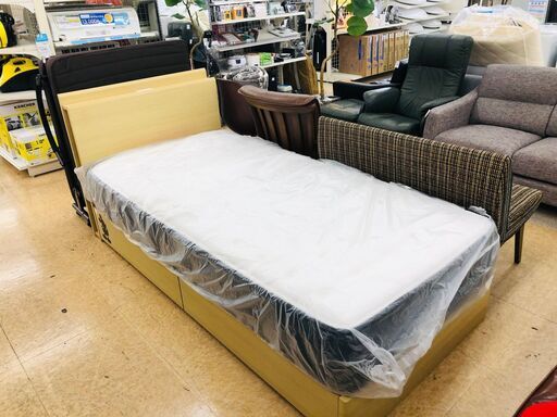 ニトリ シングルベッド フレーム/マットレスセット【トレファク上福岡】