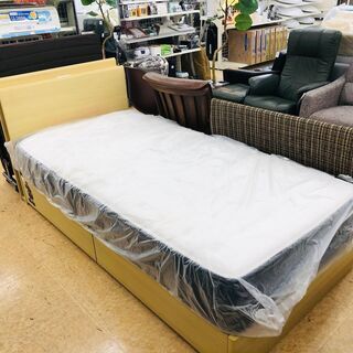 ニトリ シングルベッド フレーム/マットレスセット【トレファク上福岡】