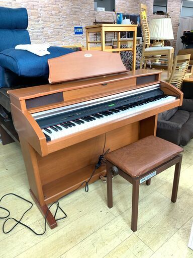 電子ピアノ デジタルピアノ KAWAI 河合楽器製作所 椅子付き ウッド調 ブラウン 買取帝国朝霞店
