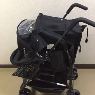 【お譲り先決定】二人乗りベビーカー　DUOシティHOP の画像