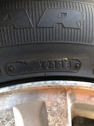 JB23 ジムニー純正ホイール＋スタッドレス4本　グッドイヤーアイスナビ 175/80R16