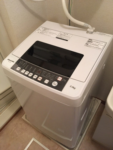 洗濯機 5.5kg【2023年までの長期保証有】