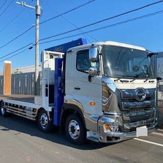 日野 プロフィア 令和2年式 2KG-FW1EHG セルフローダー ハイジャッキローダー クレーンTADANO 最大積載量11900kg の画像