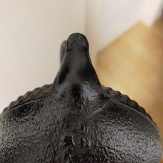 鉄器お茶捨ての画像