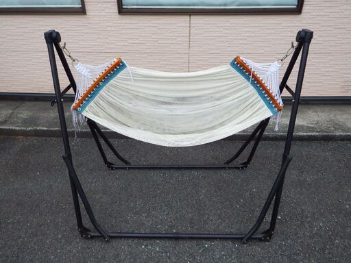 お譲り先決まりました　　　　自立式　ハンモック　白　アウトドア