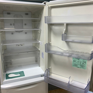 三菱ノンフロン冷凍冷蔵庫　MR-CU37NF-W 3ドア　ファミリーの画像
