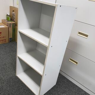 カラーボックス　ホワイト　３段【2個】