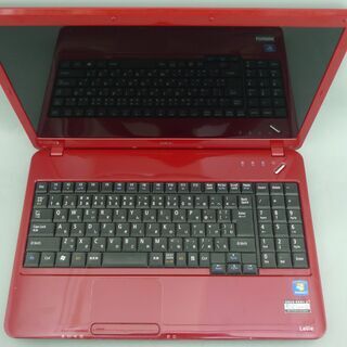 送料無料 新品SSD256GB 希少品 赤色 早い者勝ち ノートPC 中古良品 15.6型