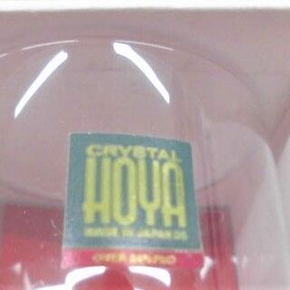 開封未使用品 ホヤ クリスタル シャンパングラス 2客セット 口径5.5×高さ20㎝ HOYA クリスタルグラス 苫小牧西店の画像