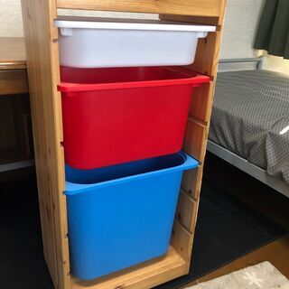 IKEA　シェルフ　TROFAST　キャスター付き　収納ケース付き　ブラウン ② 楽天市場】IKEA イケア TROFAST トロファスト収納