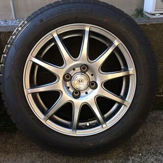 スタッドレスタイヤ＋アルミホイール＋専用ナット　アクア用の画像