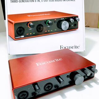 Focusrite Scarlett 8i6 (3rd Gen) Audio Interface (一部壊れています)