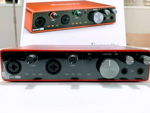 Focusrite Scarlett 8i6 (3rd Gen) Audio Interface (一部壊れています)