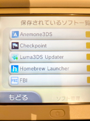 NEW Nintendo 3DS LL CFW導入済み