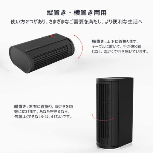 ヒーター 電気ファンヒーター 小型電気ストーブ 卓上ヒーター#783