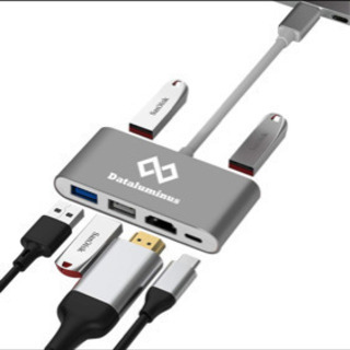 【新品未使用】6in1 USB C ハブ