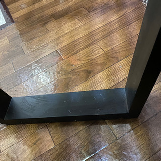 確定済　あげます　ネルソンベンチ　テーブル　ガラス【取りに来て頂ける方】の画像