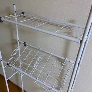 取引中★バスケットが置ける☆ランドリーラックの画像