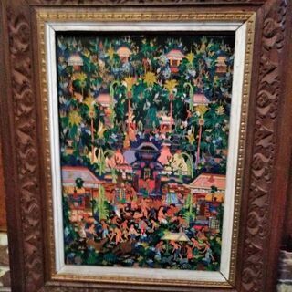 バリ絵画#I Ketut Soki#真作#ヤングアーティストスタイル