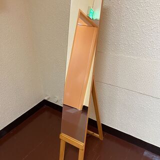 鏡　姿見　木製