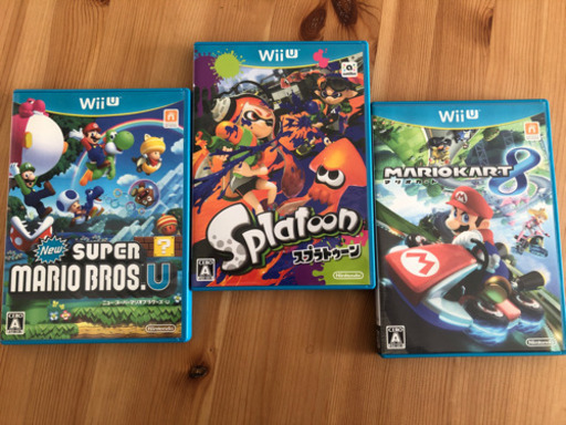 WiiU本体セット+ソフト3本