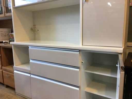 美品 松田家具 日本製 3面ワイドレンジボード アーバンStyle アリスマルチ