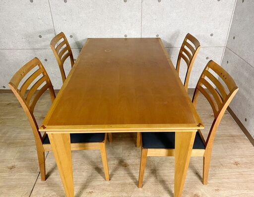 12/13までの歳末大セール‼★ 9*83 ACTUS BOSCO ボスコ アクタス ダイニングセット ダイニングテーブル ダイニングチェア 4脚 5点セット