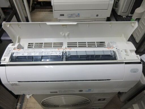 K02037　シャープ　中古エアコン　主に6畳用　冷2.2kw／暖2.5kw