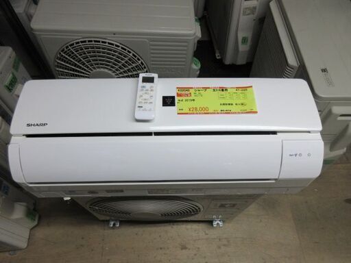 K02040　シャープ　中古エアコン　主に6畳用　冷2.2kw／暖2.5kw