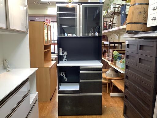 2枚扉レンジボード　シギヤマ家具【トレファク　川越店】