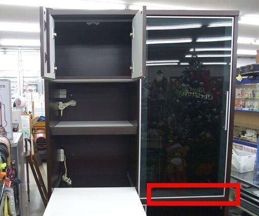松田家具 大型家電ボード レンジボード 引き戸タイプ 高さ205cm×幅120cm ☆ PayPay(ペイペイ)決済可能 ☆ 札幌市 