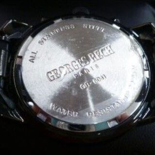腕時計 ジョルジュレッシュ メンズ GR-5041 ステンレススチール 男性用時計 GEORGES RECH 苫小牧西店の画像