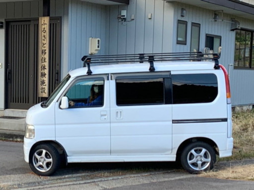 【ルーフキャリア】軽バン等へ。見た目キレイです。