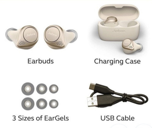 Jabra75t ワイヤレスイヤホン 新品同様