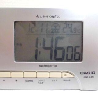 JM9388)電波時計 CASIO/カシオ DQD-80TJ ア...
