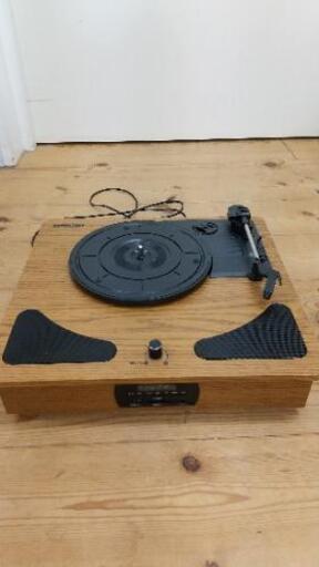 N 12-194 KUMAZAKI TRM-109W レコードプレーヤー/ラジオ+メディアレコーダー