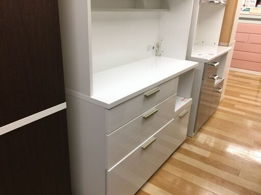 3枚扉レンジ台付きレンジボード　【トレファク岸和田店】