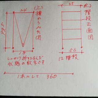 アルミ梯子 4枚折りの画像