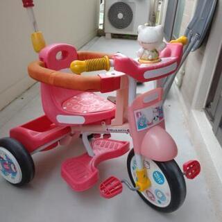 キティちゃん三輪車の中古が安い！激安で譲ります・無料で