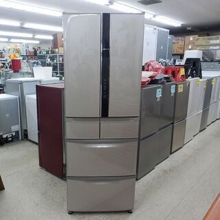 ▷ 冷蔵庫 441L 2014年製 日立 R-F440D フレンチドア 6ドア 大型 400L