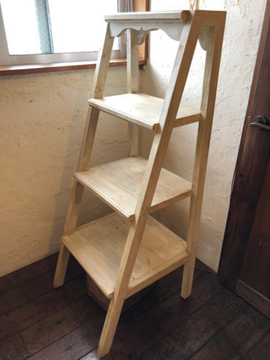 ラック 手作り棚 アイボリー色