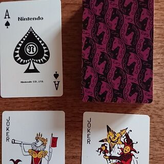 任天堂のプラスティックトランプ