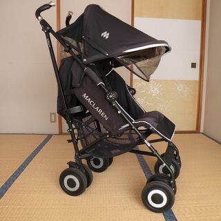 お孫さんの里帰りに、シッカリした造りのベビーカー、マクラーレン、