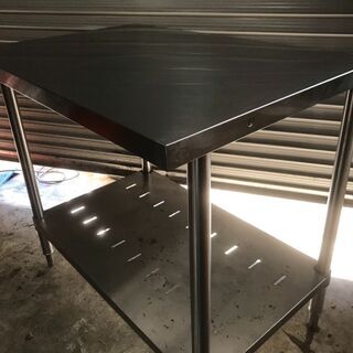 【簡易清浄済み!!】マルゼン BW-096N ステンレス台 作業台 調理台 幅900x600x800 店舗の画像