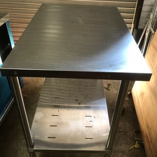 【簡易清浄済み!!】マルゼン BW-096N ステンレス台 作業台 調理台 幅900x600x800 店舗の画像