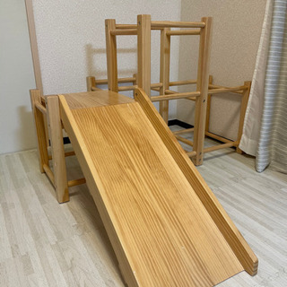 木製　ジャングルジムの画像