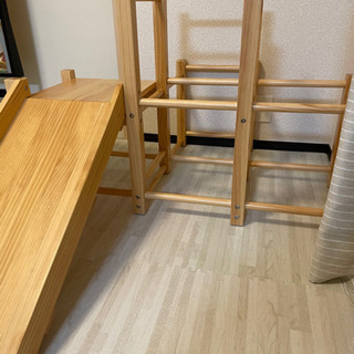 木製　ジャングルジムの画像